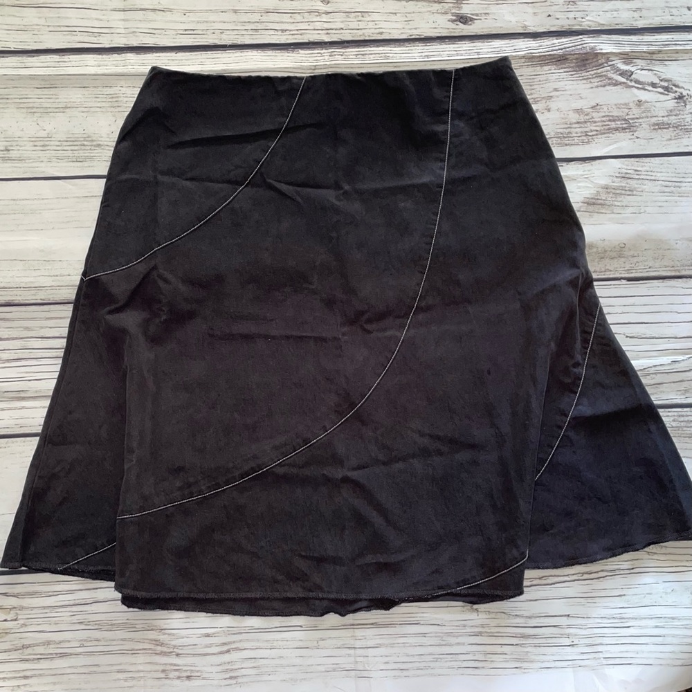 (10) Women’s Horny Toad Skirt A-Line Charcoal Raw Hem